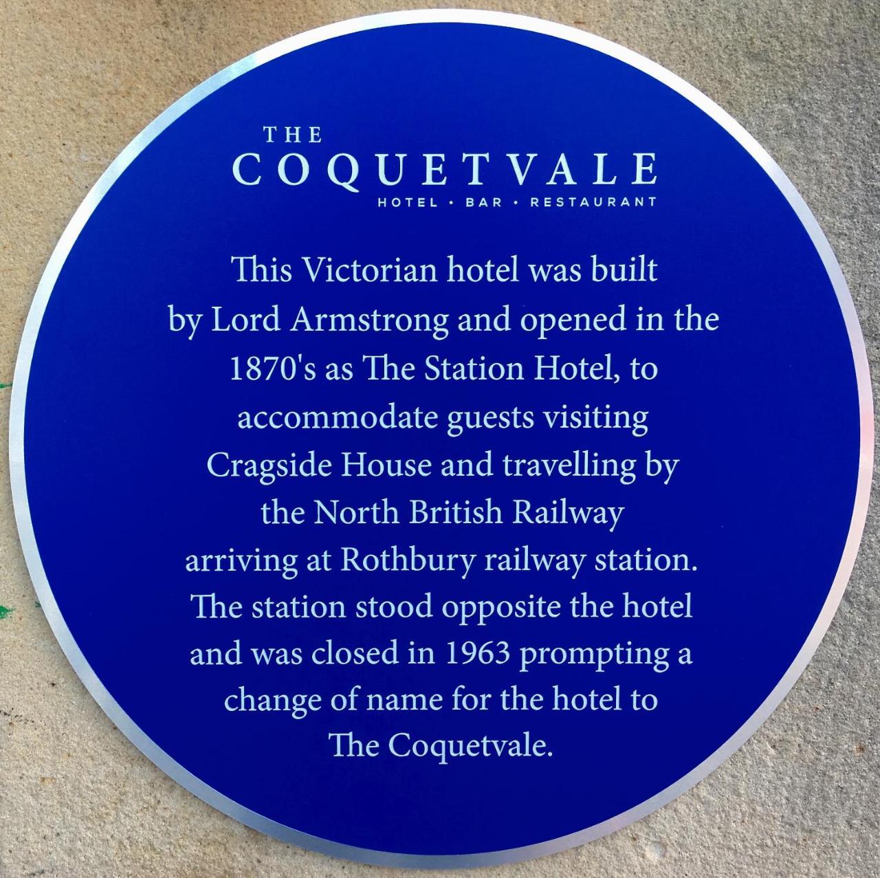 Coquetvale Hotel Rothbury Zewnętrze zdjęcie